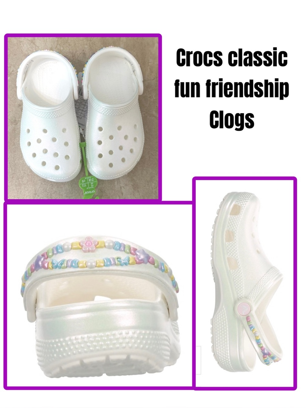 CROCS classic fun friendship clogs